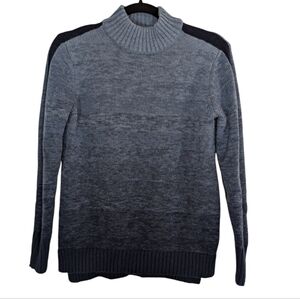 Athleta Merino Sunset Sweater - Womens Small - Navy Heather Ombre